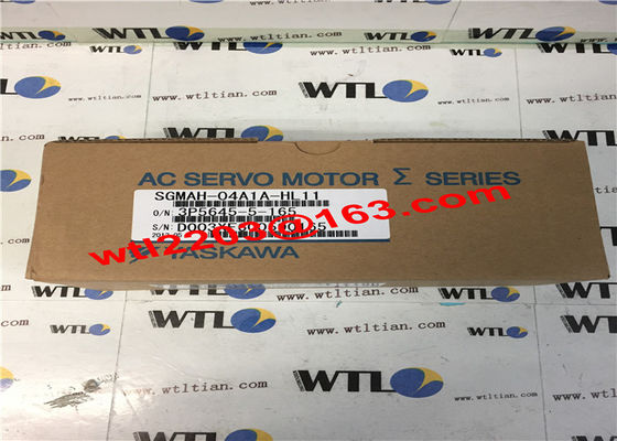 Le moteur de servo industriel à courant alternatif Yaskawa SGMAH-04A1A-HL11 400W 200V