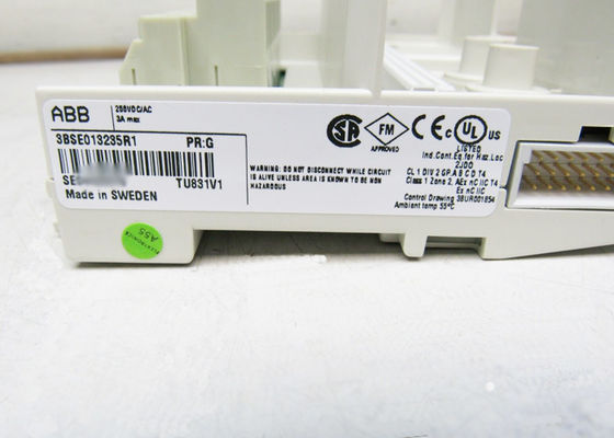 3BSE013235R1 TU831V1 a prolongé le module d'entrée-sortie des terminaux S800 de signal de MTU 250V