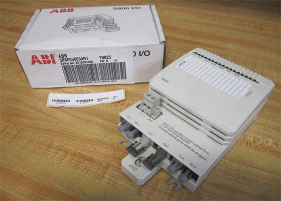 Nouveaux supports optiques multi Coverter de Modulebus de mode du module 3BSE036634R1 TB825 d'entrée-sortie d'ABB S800