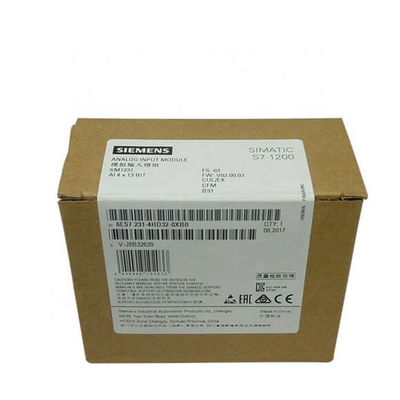 LE MODULE DE LOGIQUE DE SIEMENS 6ES7231-4HD32-0XB0 SIMATIC S7-1200 ENTRÉE ANALOGIQUE LE SM 1231