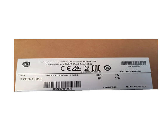 Contrôleur Module d'ALLEN BRADLEY 1769-L32E CompactLogix 750KB Enet