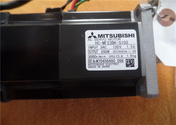 MOTEUR SERVO à C.A. de la série HC-MF23BK-S102 de Mitsubishi Electric 200W 120V 1.5A HC-MF NOUVEAU
