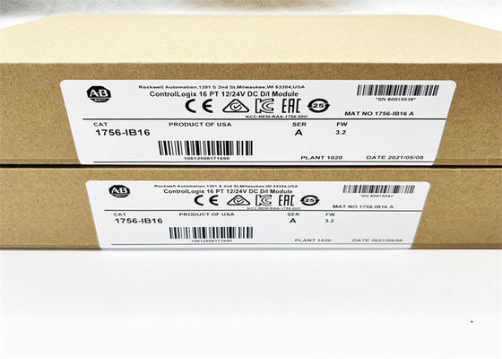 Module d'entrée-sortie d'AB 1756-IB16 ControlLogix 2 millisecondes plus le temps choisi de filtre
