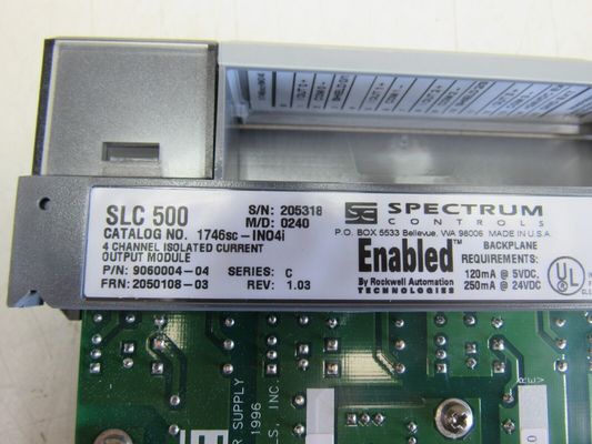 1746sc-INO4I spectre Controls21 mA sortie des degrés du module 0 à 60 Celsius