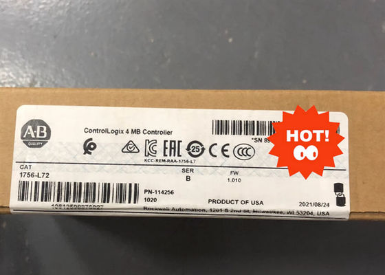 Contrôleur programmable de logique du processeur L72 d'Allen Bradley 1756