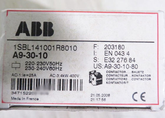 Tension 220-230V 50HZ du contacteur A9 1SBL141001R8010 du bloc A9-30-10 basse
