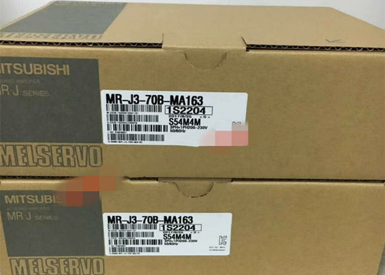 amplificateur industriel servo du lecteur MR-J3-70B-MA163 3.8A 200V 3PH de moteur de 750W Mitsubishi