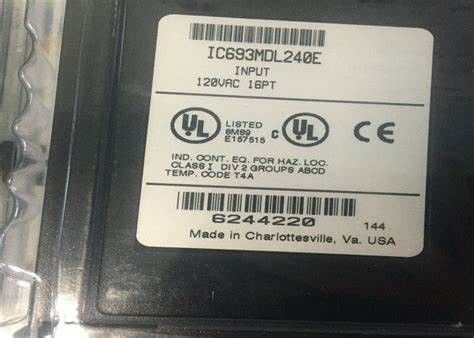 GE IC693ALG221 +5 volts continu a produit pour conduire des circuits d'isolement 0 à 20 milliampères ou 4 à 20 milliampères
