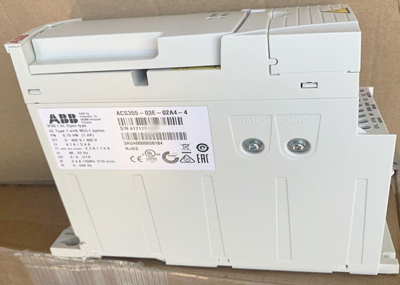 Le C.A. de la basse tension ACS355-03E-02A4-4 conduit 3AUA0000058184 0.75kW 2.4A