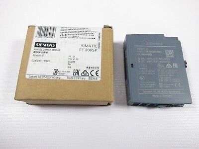 6ES7135-6HD00-0BA1 norme du module AQ 4XU/I de la sortie analogique SIMATIC ET 200SP de SIEMENS