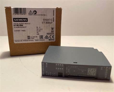 6ES7131-6BF00-0CA0 SIEMENS SIMATIC ET 200SP, module d'entrée numérique, caractéristique élevée de C.C de DI 8x 24 V