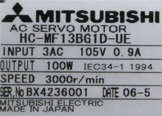 VITESSE de MOTEUR SERVO à C.A. de HC-MF13BG1D-UE Mitsubishi 100W Industrail