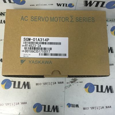 Moteurs servo de robot industriel de SGM-01A314P, petit moteur servo Yaskawa à C.A.