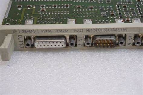 Contre- module de 6ES5242-1AA32 SIEMENS SIMATIC S5, d'IP 242A pour la détection et prétraitement