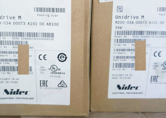 Le C.A. de M200-03400073A Unidrive M200 conduit l'entrée 50/60Hz triphasée nouvelle