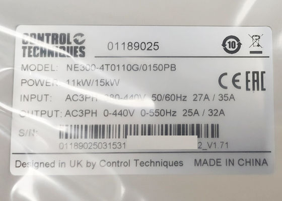 Lecteur variable 230-440VAC 50-60HZ à C.A. de vitesse de NE300-4T0110G/0150PB