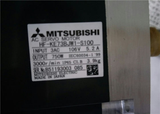 Mitsubishi 750W MR-E Super AC Servo moteur HF-KE73BJW1-S100 Nouveau en stock