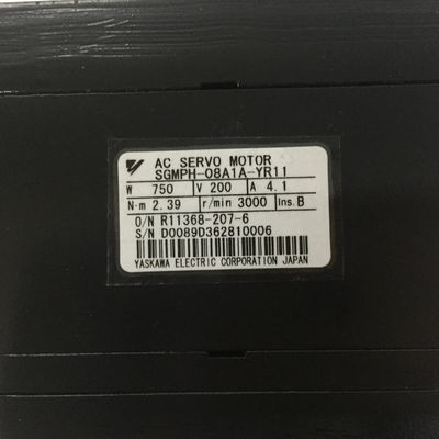 Le moteur de servo industriel à courant alternatif de Yaskawa SGMPH-08A1A-YR11 750W 200V tout neuf