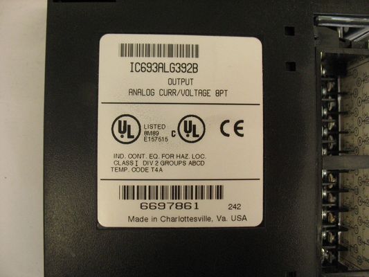 IC693ALG392 GE Fanuc Huit canaux de sortie à extrémité unique fournissant un module de 0 à +10 volts
