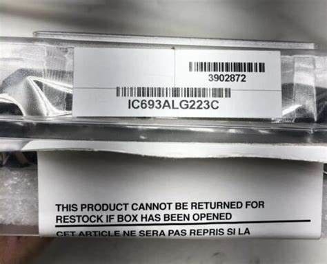 GE IC693ALG223C 4 à 20 MA Applications à 20 MA, 0 à 20 MA ou 4 à 20 MA améliorées