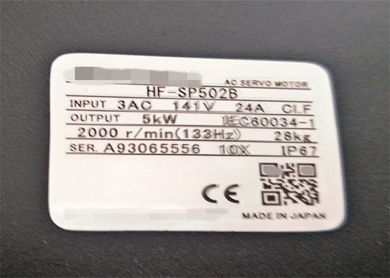 Moteur servo industriel à coque noire HF-SP502B / HF-SP702B pour système de manutention de matériaux