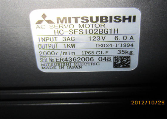 Le moteur de commande industrielle MITSUBISHI AC Servo HC-SFS102BG1H NEW,2000min/r,1KW