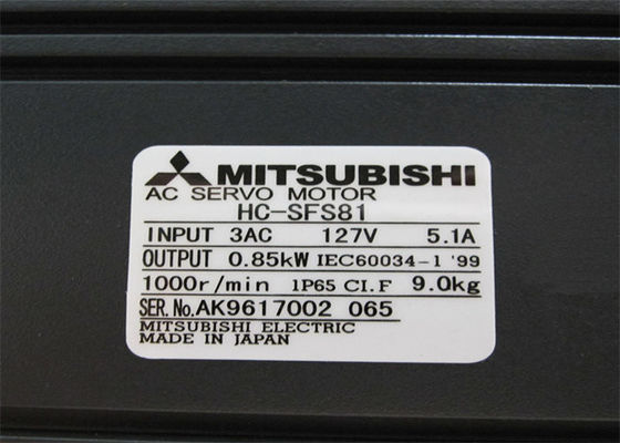 Mitsubishi Industrial Motor HC-SFS81 / HC-SFS81B Servo moteur à courant alternatif 0,85kw en stock