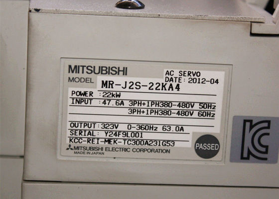 Mitsubishi Robotics conducteur de moteur MR-J2S-22KA4 22kW 63A AC SERVO AMPLIFIER MR-J2S-22KA