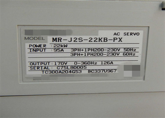 MITSUBISHI 22KW AC Servo Amplificateur MR-J2S-22KB-PX 3 phases Servo industriel 400V Nouveau