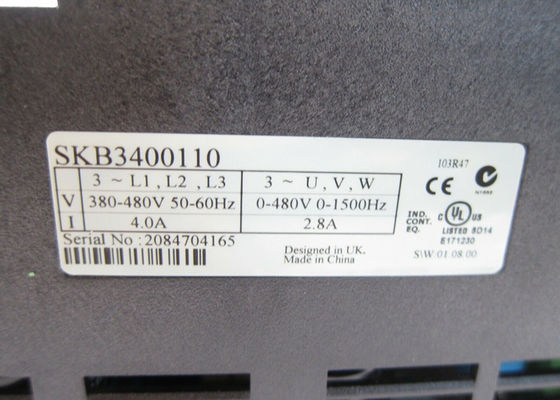 TECHNIQUES DE CONTROL Commandant SKB3400110 1.1kW 2.8A 380...480VAC entraînement à fréquence variable