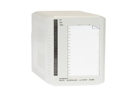 Module d'entrée analogique AI820 3BSE008544R1 avec 4 canaux et alimentation par émetteur externe