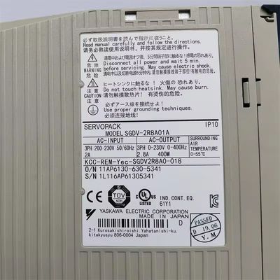 Yaskawa SGDV-2R8A01A tout neuf AC Servo Amplificateur en original