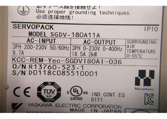 Marque Yaskawa SGDV-180A11A Servo amplificateur à courant alternatif 200V Nouveau original
