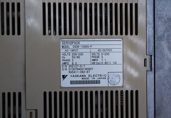 Yaskawa SGDB-30ADG-P Drive-AC Servo est pris en charge pour la réparation 200V 3PHASE 3KW