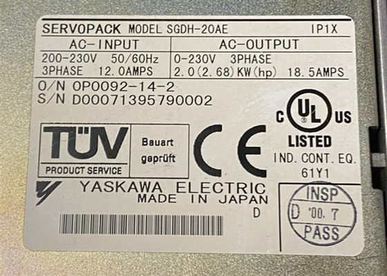 Servo moteur série Yaskawa SGDH-20AE tout neuf dans la boîte d'origine
