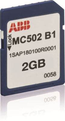 ABB MC502 1SAP180100R0001 AC500 carte mémoire SD PLC d'automatisation distribuée