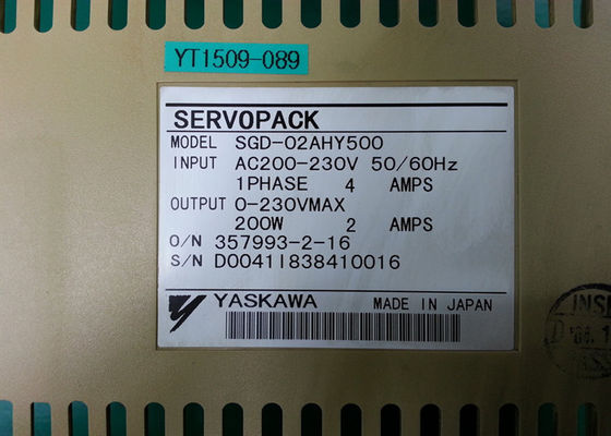 SGD-02AHY500 Yaskawa AC Servo Motor Drive tout neuf et original