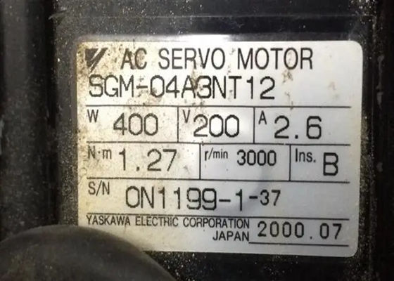 Yaskawa SGM-04A3NT12 Servo moteur industriel tout neuf dans l'original