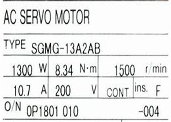 Servo moteur Yaskawa Sigma série 2 SGMG-13A2AB tout neuf original