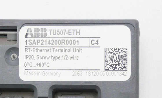 ABB TU507-ETH 1SAP214200R0001 Unité de terminaison d'interface pour les protocoles Ethernet