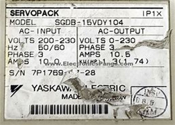Les servo-entraînements de la nouvelle industrie de Yaskawa SGDB-15VDY104