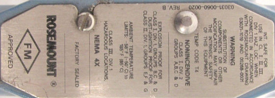 ROSEMOUNT 3051CG4A22A1AB4K5 Transmetteur de pression 300PSI 10,5 à 55V-DC