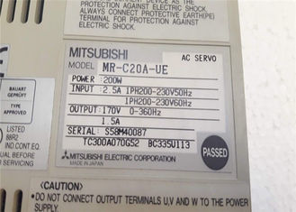 Mitsubishi 3 phases Amplificateur industriel MR-C20A-UE Servo motor Drive 200W Sortie 1.5A 3AC