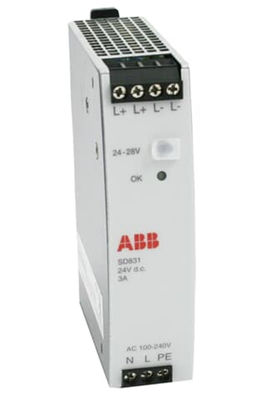 ABB 3BSC610064R1 SD831 L'alimentation électrique entrée AC 100-240 V sortie DC 24 V 3A