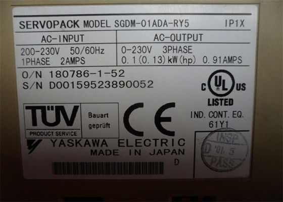 Yaskawa SGDM-01ADA-RY5 Servo-entraînement de marque japonaise Nouveau original