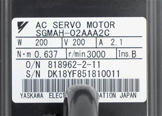 Yaskawa SGMAH-02AAA2C Servo moteur industriel tout neuf dans la boîte