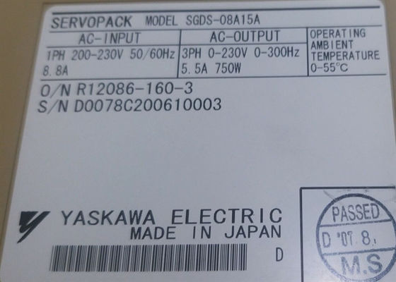 SGDS-08A15A Yaskawa Servo Drive tout neuf dans la boîte d'origine 0,75kw
