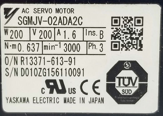 Yaskawa SGMJV-02ADA2C Tout neuf Servo moteur Industrie original