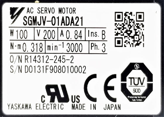 Tout neuf SGMJV-01ADA21 Yaskawa Insustry Servo moteur original