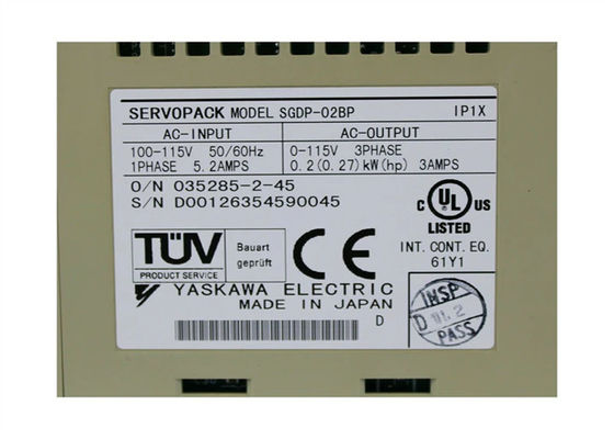 Yaskawa SGDP-02BP Servopack Servo Drive tout neuf dans l'original